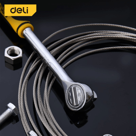 ประเเจ DELI EDL4180-YL-01 1/2นิ้ว สีเหลือง-ดำ_1